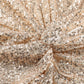 Apricot Knot Pack Hip Sequin Dress