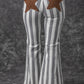 Stripe Star Embellished Western Flare Jeans