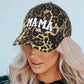 Leopard MAMA Embroidered Leopard Baseball Cap