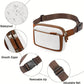 White Adjustable Strap Mini PU Leather Crossbody Bag