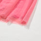 Strawberry Pink Gauze Ruffle Tiered Knotted Halter Dress