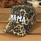 Leopard MAMA Embroidered Leopard Baseball Cap