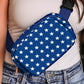 Bluing Independent Day Flag Star Printed Crossbody Bag