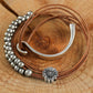 Brown Daisy Beading Alloy Multilayer Bracelet