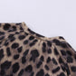 Leopard Print Zipper Cut-out Rash Guard Swimsuit