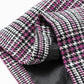 Pink Plaid Lapel Collar One Button Midi Coat