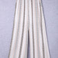 Beige Geometric Pattern Print Shirred Wide Leg Pants