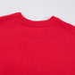 Fiery Red Tinsel Merry Letter Drop Shoulder Baggy Sweater