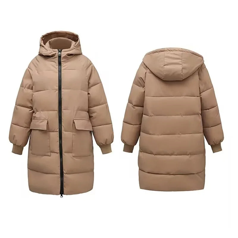 Winter Jacket Women Hooded Parka