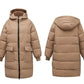 Super Large Size Winter Long Coat Women's Cotton-padded Jacket Oversize Loose Parkas Hooded Thicken Overcoat Plus Size XL-8XL