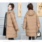 Super Large Size Winter Long Coat Women's Cotton-padded Jacket Oversize Loose Parkas Hooded Thicken Overcoat Plus Size XL-8XL