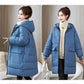 Super Large Size Winter Long Coat Women's Cotton-padded Jacket Oversize Loose Parkas Hooded Thicken Overcoat Plus Size XL-8XL