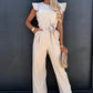 2024 Summer Short Sleeve Wide Leg Jumpsuit For Women Elegant Romper Vintage Streetwear Jumpsuits Overalls Women Jump Suit Woman