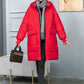 Super Large Size Winter Long Coat Women's Cotton-padded Jacket Oversize Loose Parkas Hooded Thicken Overcoat Plus Size XL-8XL