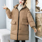 Super Large Size Winter Long Coat Women's Cotton-padded Jacket Oversize Loose Parkas Hooded Thicken Overcoat Plus Size XL-8XL