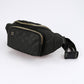 Black Rhombus Pattern Simple Waist Bag