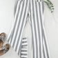 Stripe Star Embellished Western Flare Jeans