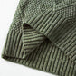 Mist Green Cable Knit Drop Shoulder Loose Fit Sweater Dress