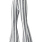 Stripe Star Embellished Western Flare Jeans