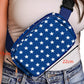 Bluing Independent Day Flag Star Printed Crossbody Bag