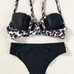 Twisted Bust Leopard Bikini Set